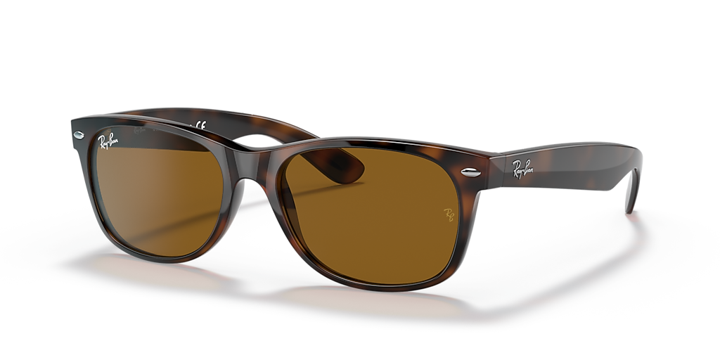 Ray-Ban RB2132 New Wayfarer Classic S (52 - 18) with Brown lenses