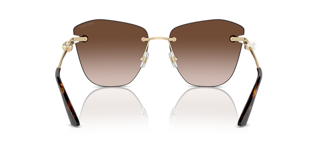 Jimmy Choo JC4004HB L (59 - 16) with Brown lenses and Gold frame