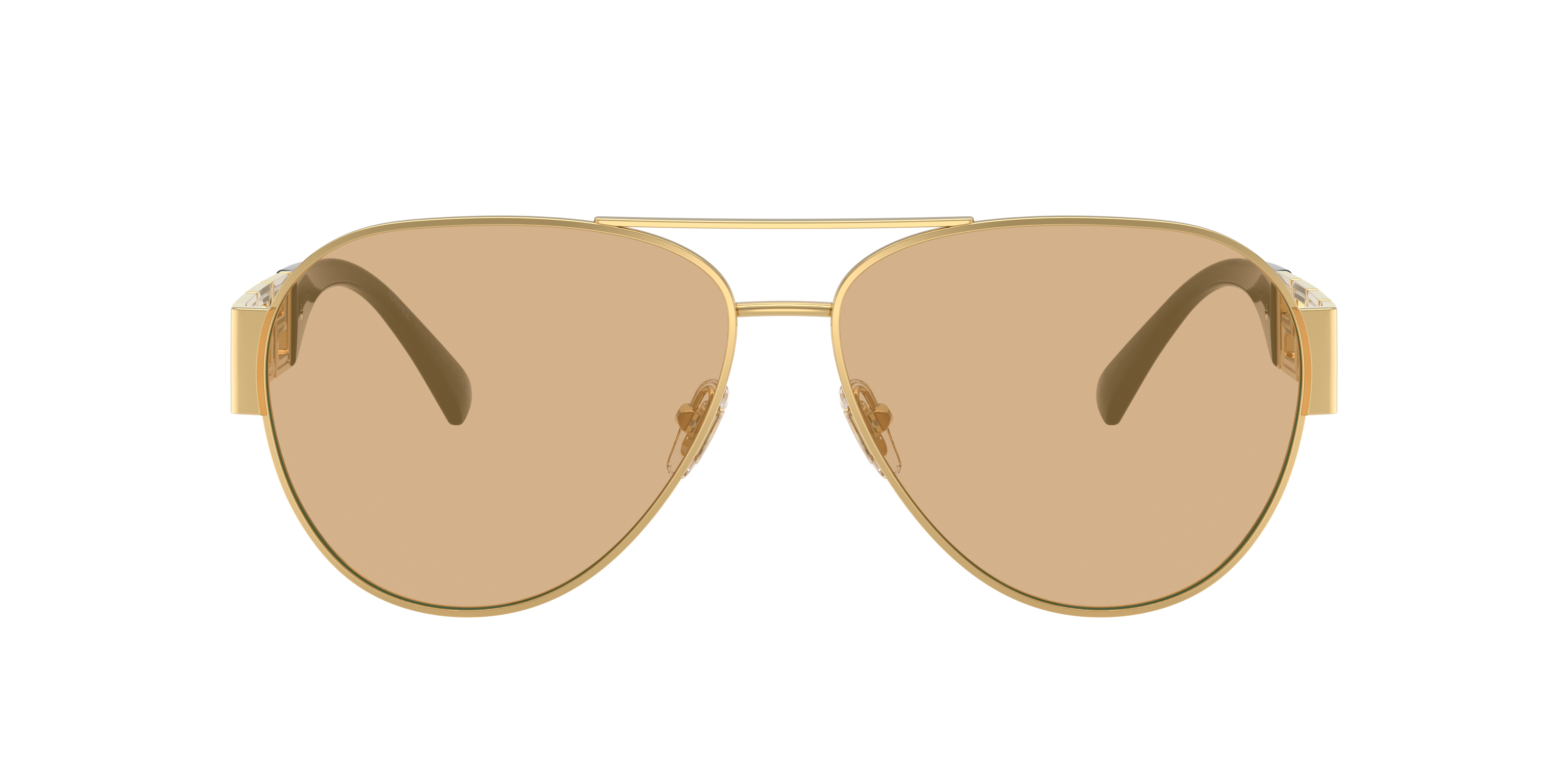 Versace VE2289 XL (61 - 13) with Yellow lenses and Gold frame