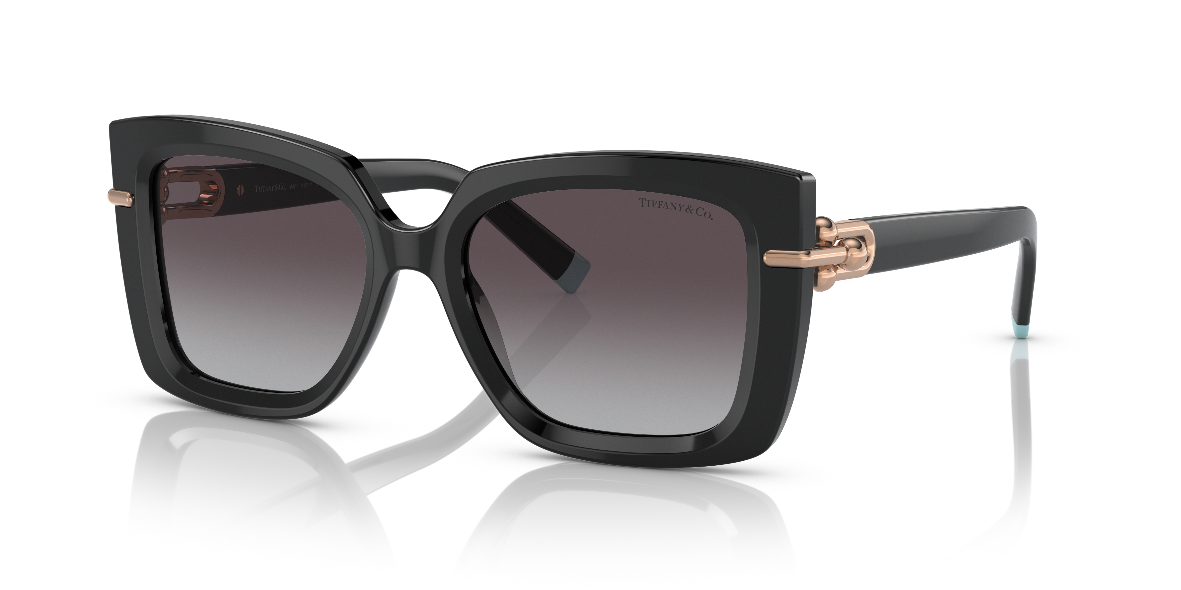 Tiffany & Co. TF4199 XL (53 - 18) with Grey lenses and Black frame