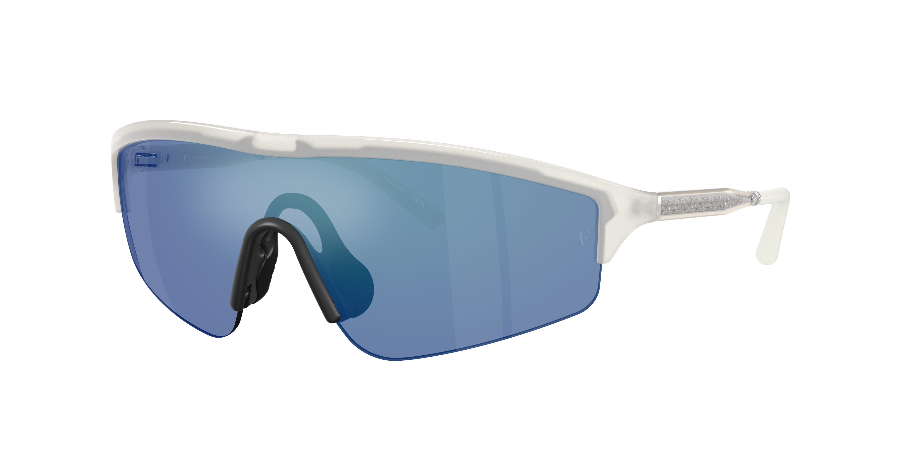 Oliver Peoples OV5560S R-7 L (0 - 136) with Blue lenses and White