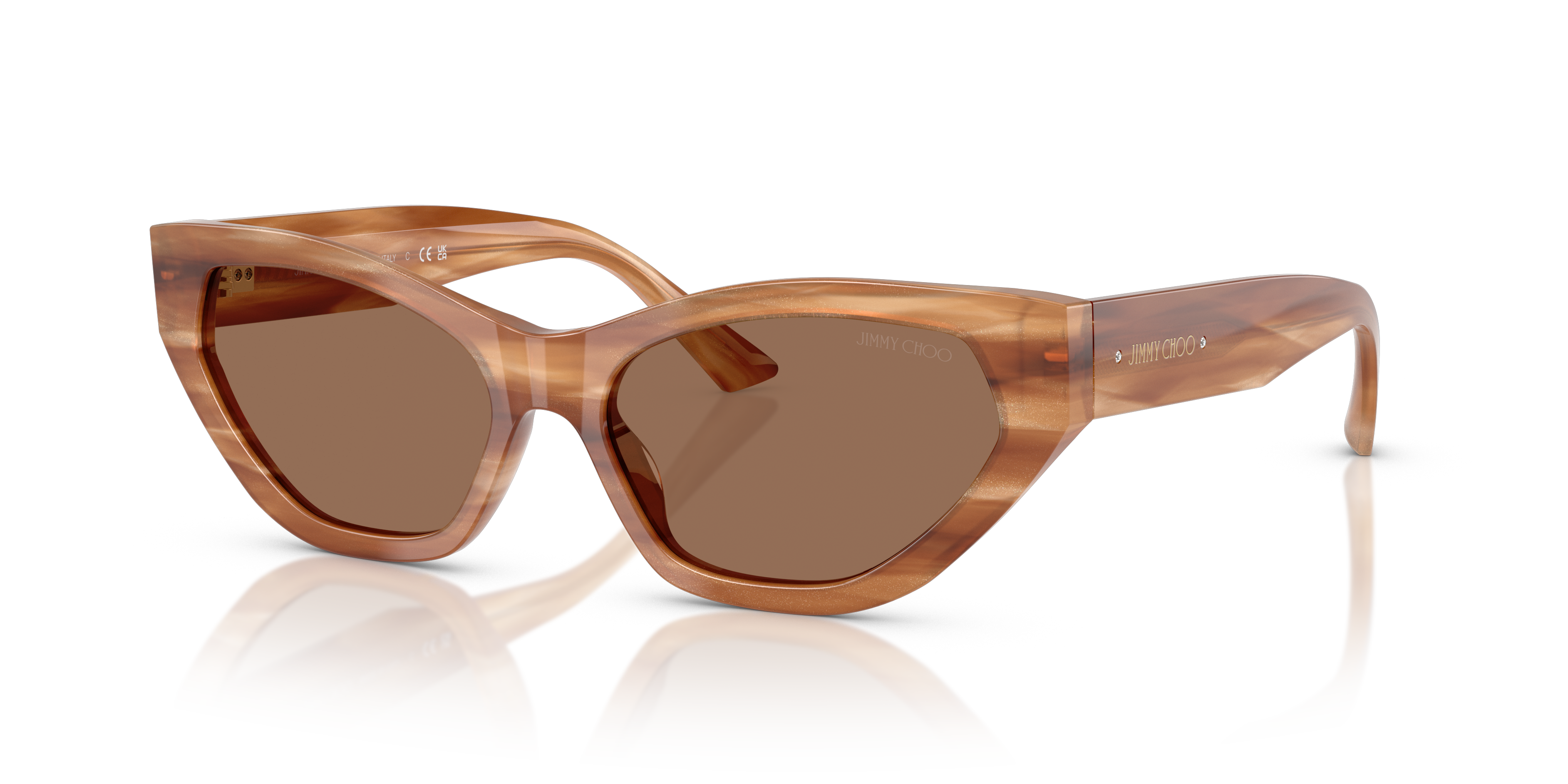 Jimmy Choo JC5022B M (55 - 16) with Brown lenses and Brown frame