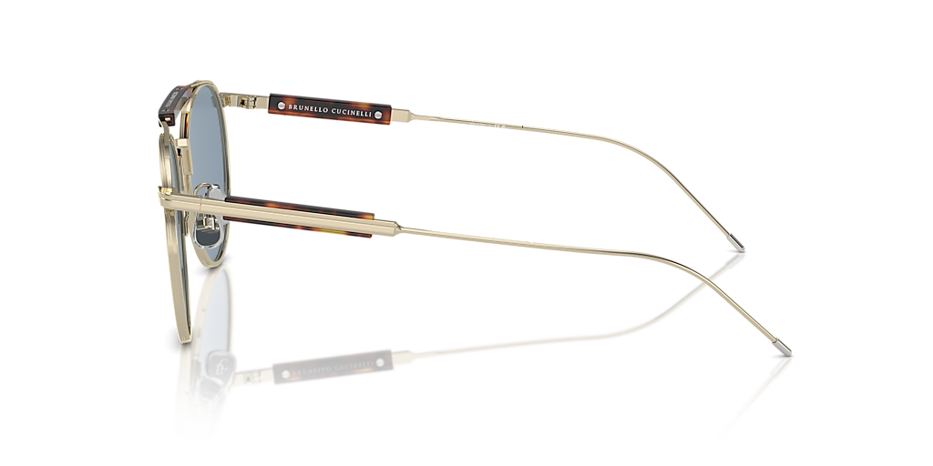 Brunello Cucinelli BC2004ST S (52 - 19) with Blue lenses and Gold