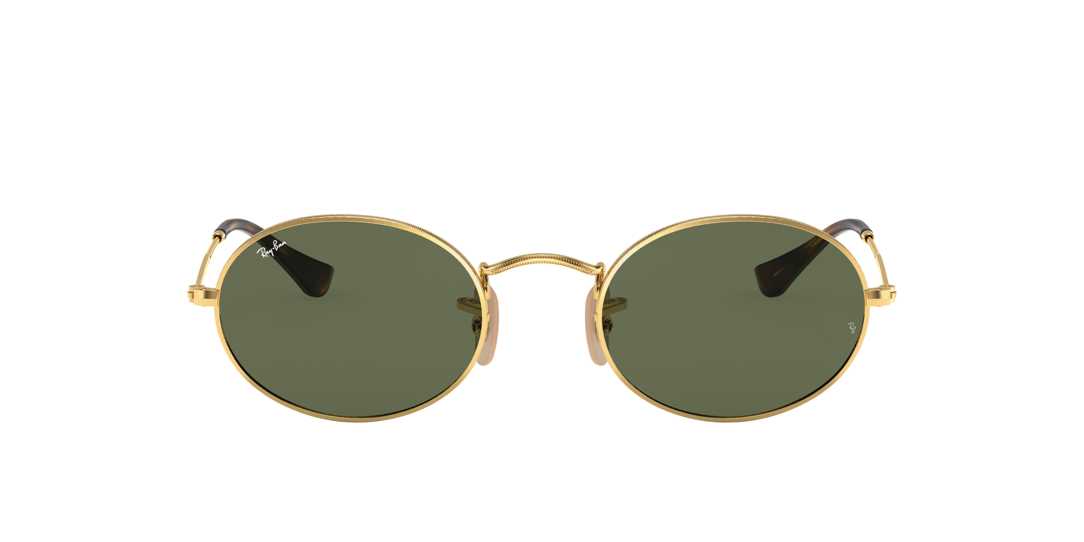 Ray-Ban RB3547N Oval Flat Lenses S (48 - 21) with Green lenses and