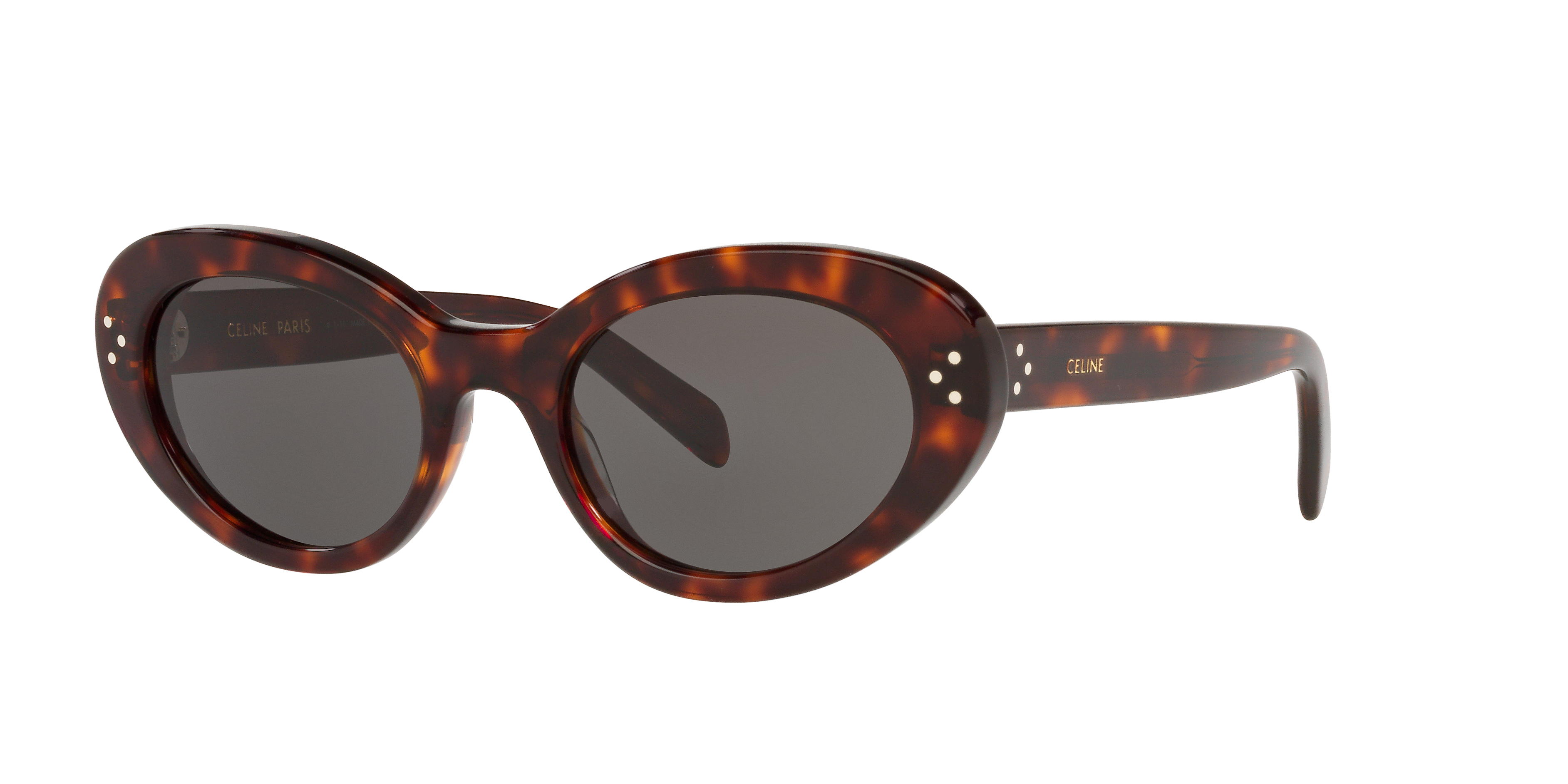 Celine CL40193I S (53 - 21) with Grey lenses and Tortoise frame