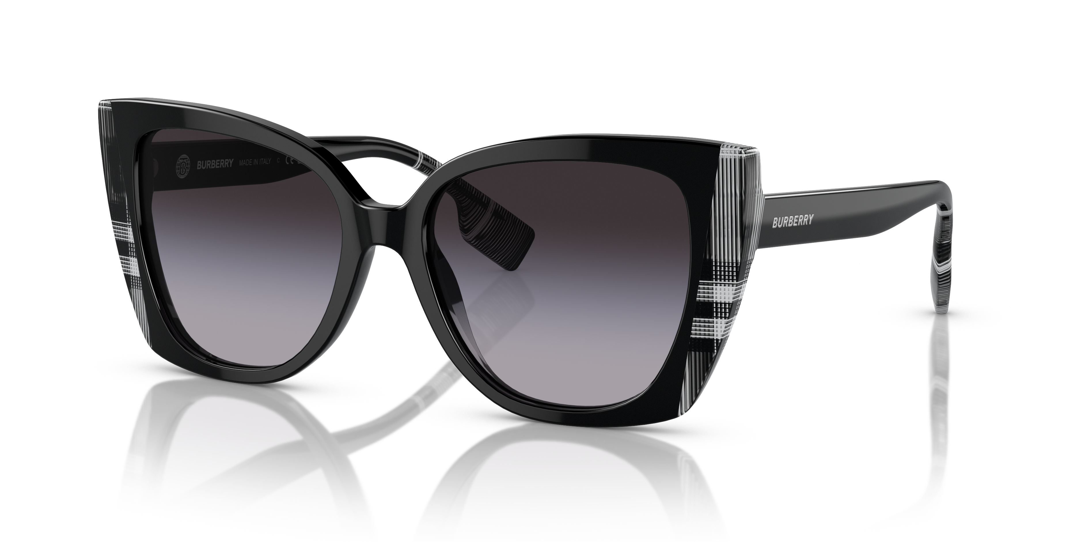 Burberry BE4393 Meryl M (54 - 17) with Grey lenses and Black frame