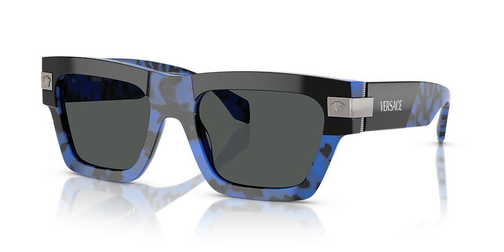 Versace VE4464 XXL (55 - 20) with Grey lenses and Blue frame