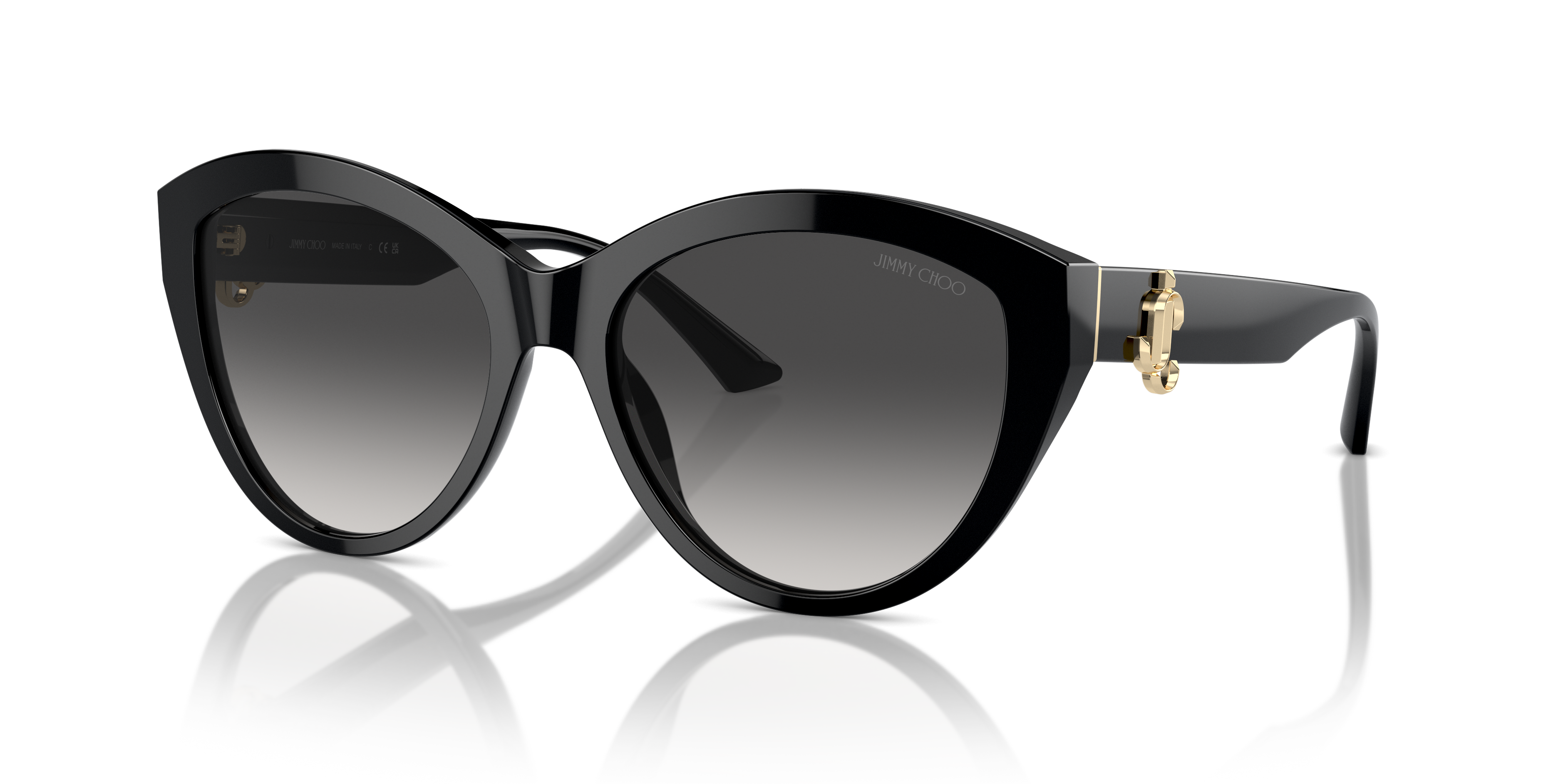 Jimmy Choo JC5007 M (55 - 17) with Grey lenses and Black frame