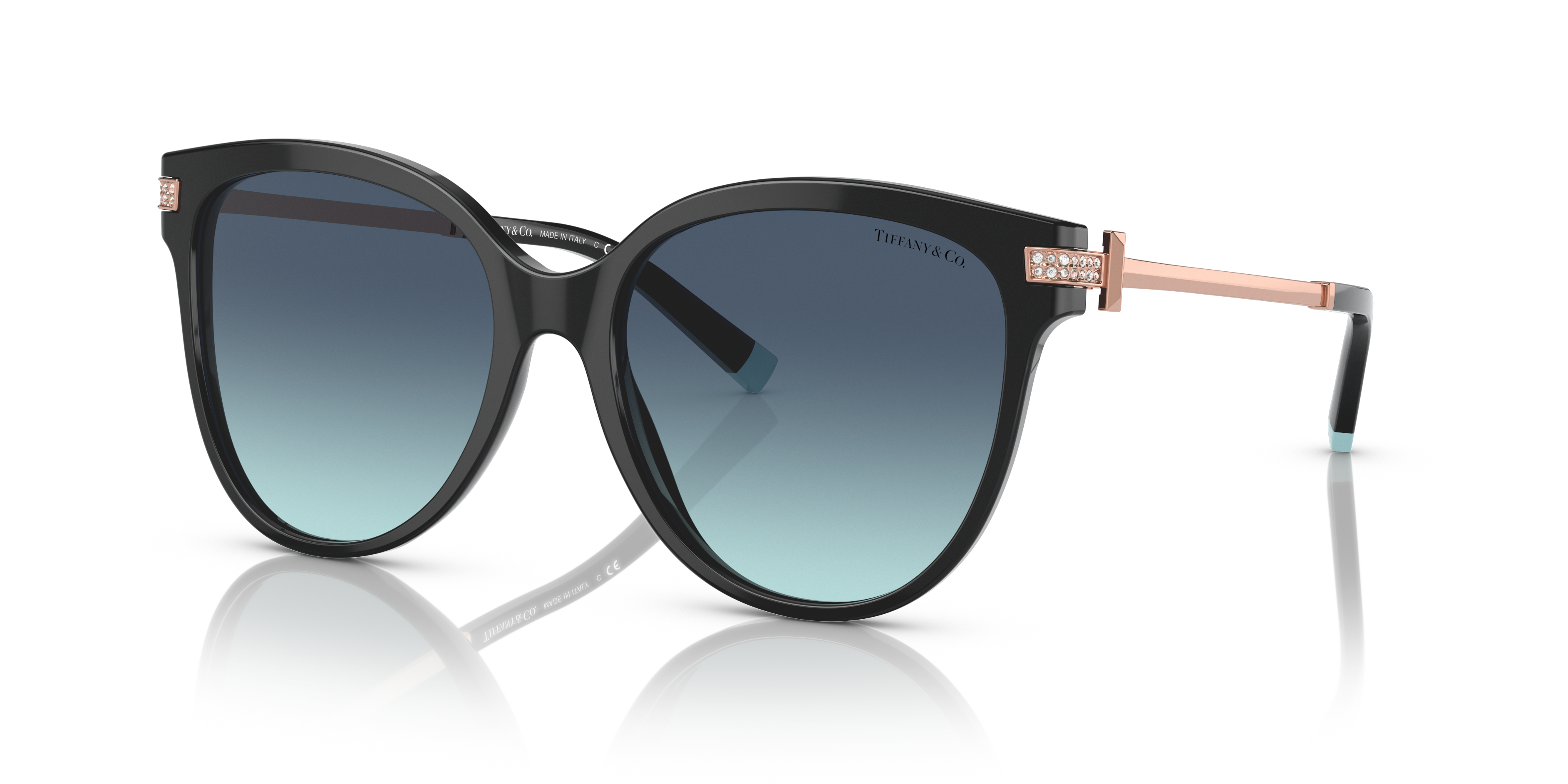 Tiffany & Co. TF4193B XL (55 - 17) with Blue lenses and Black
