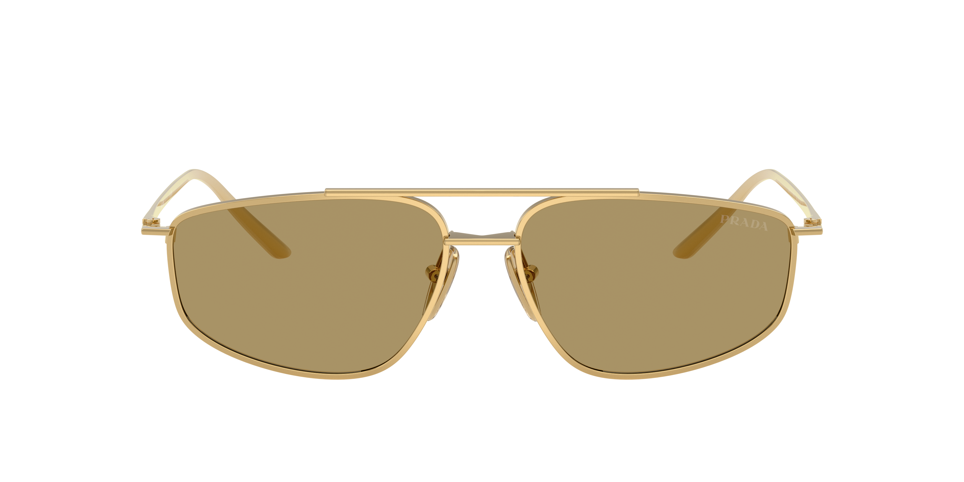 Prada PR C51S XL (58 - 15) with Green lenses and Gold frame