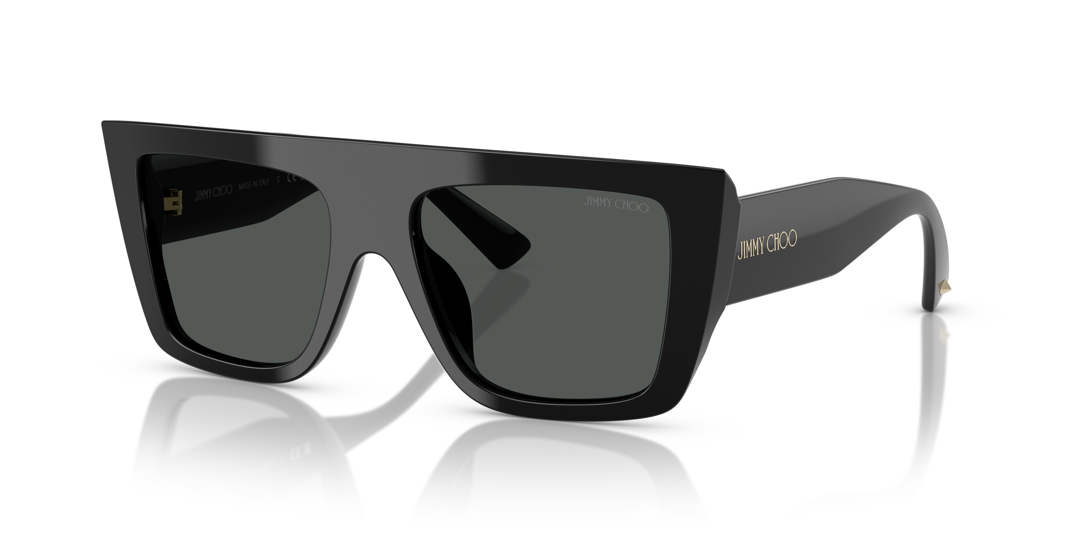 Jimmy Choo JC5026U XXS (52 - 17) with Grey lenses and Black frame