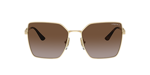 Sunglasses VO4284S - Pale Gold - Brown - Metal | Vogue United States