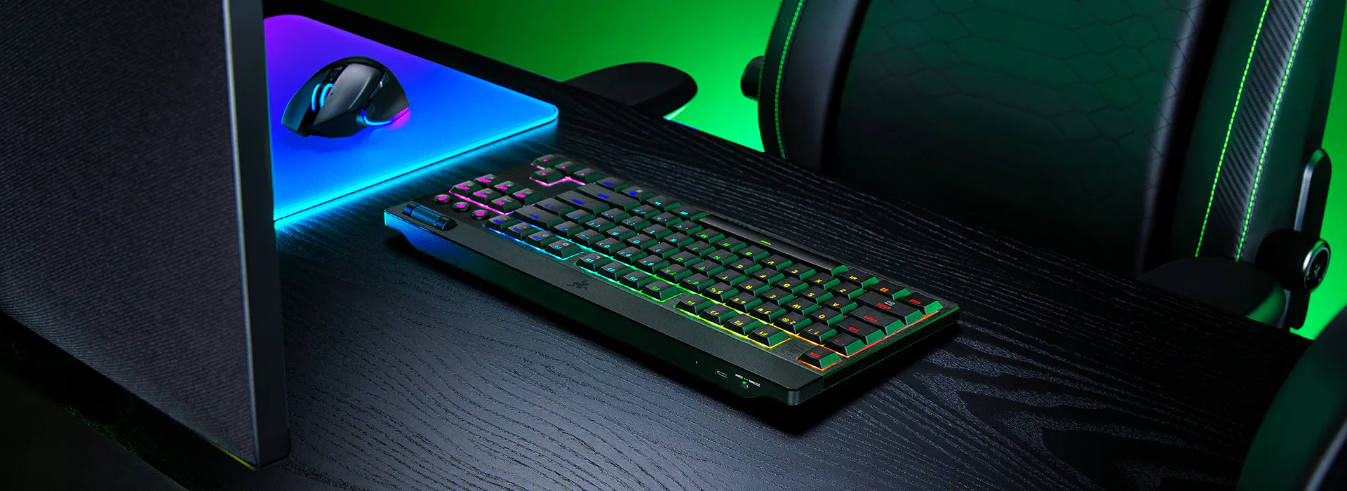 Razer BlackWidow V4 Low-profile TKL HyperSpeed Keyboard | Razer
