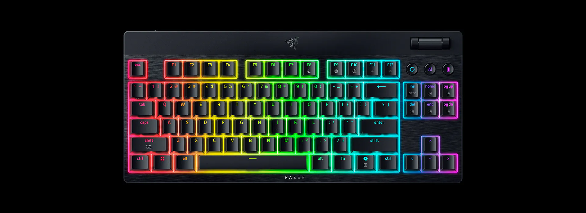 Razer BlackWidow V4 Low-profile TKL HyperSpeed Keyboard | Razer
