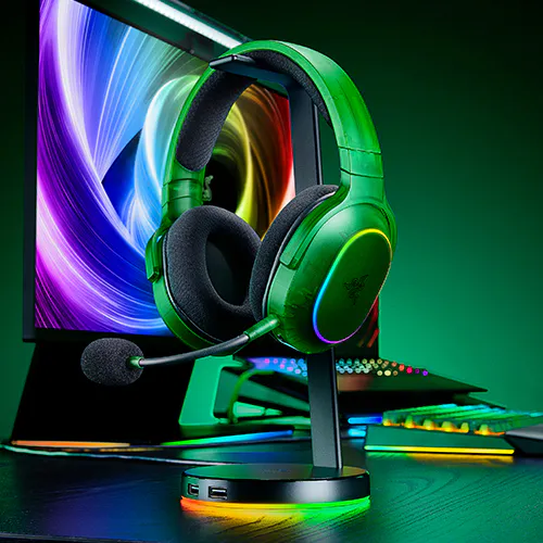 Razer Barracuda X Chroma - ワイヤレス RGB ゲーミングヘッドセット