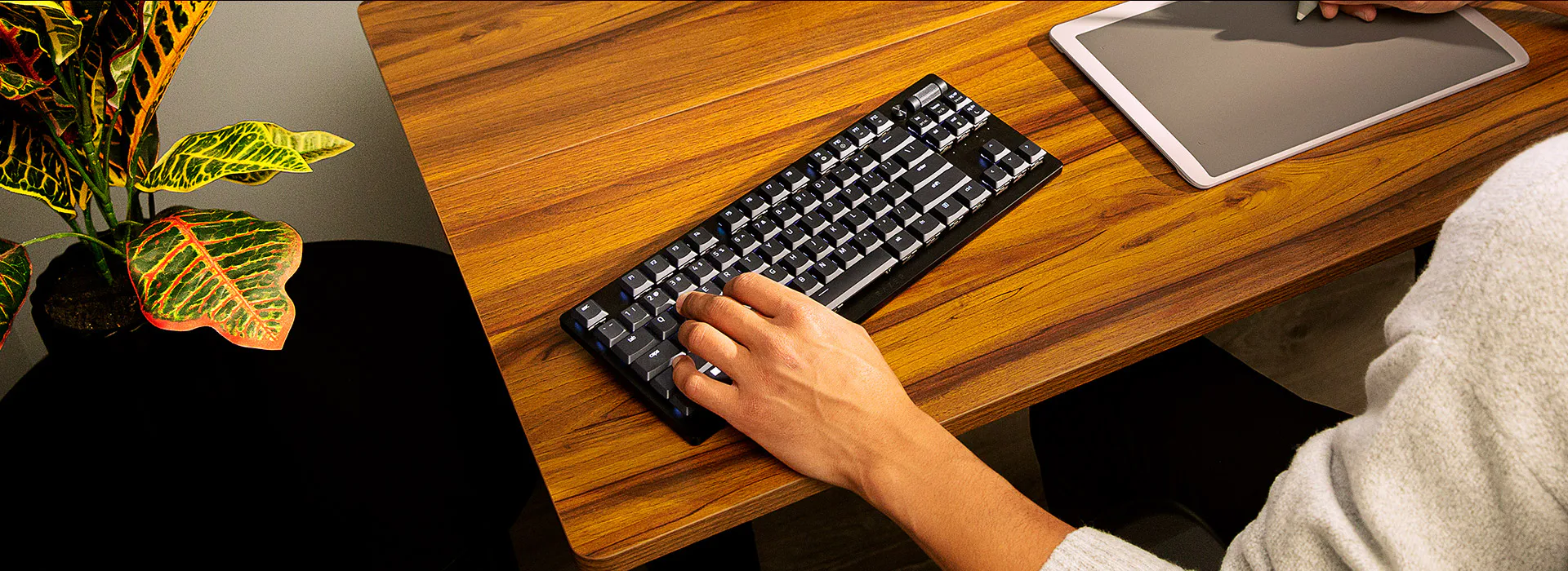 超スリムなワイヤレステンキーレスキーボード - Razer DeathStalker V2