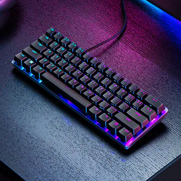 Teclado gamer analógico 60% - Razer Huntsman Mini Analog
