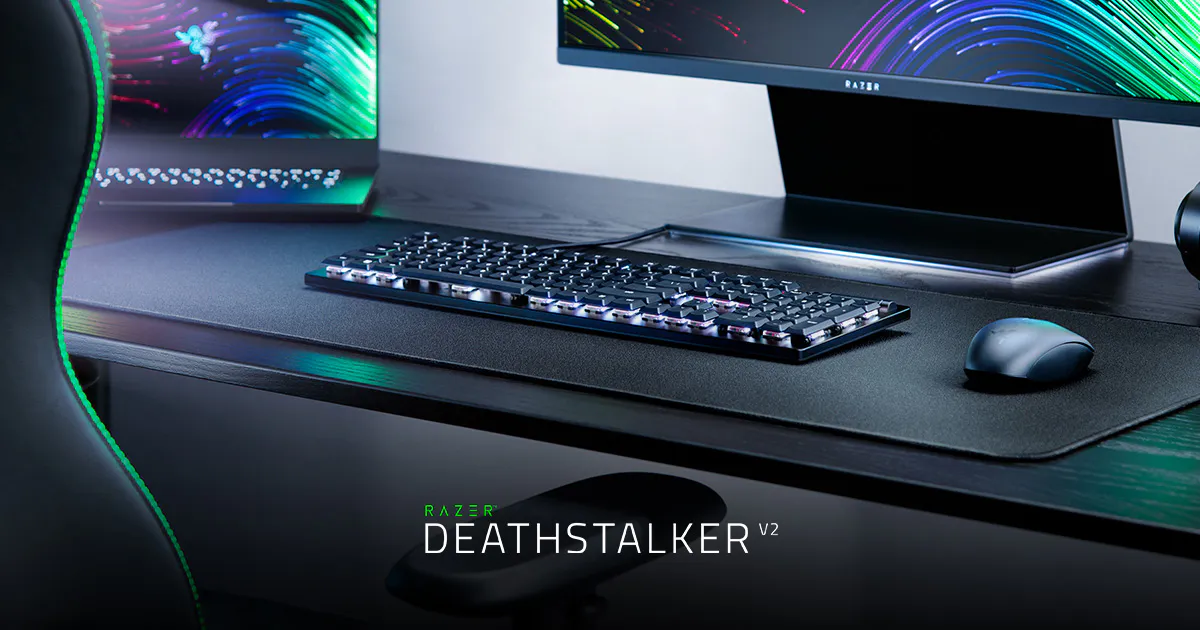 超スリムなオプティカルキーボード - Razer DeathStalker V2 | Razer 日本