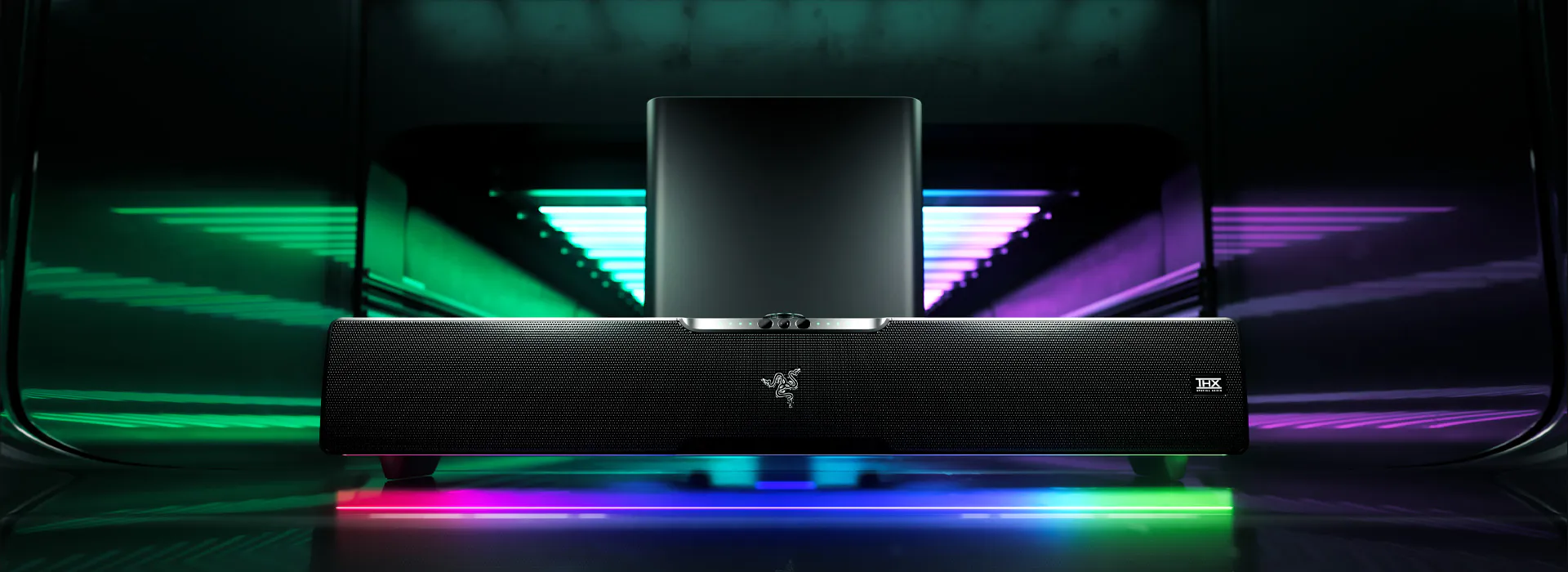 Beamforming Soundbar with Head-Tracking AI - Razer Leviathan V2