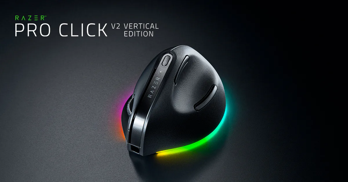 Razer Pro Click V2 Vertical Edition Productivity Mouse | Razer
