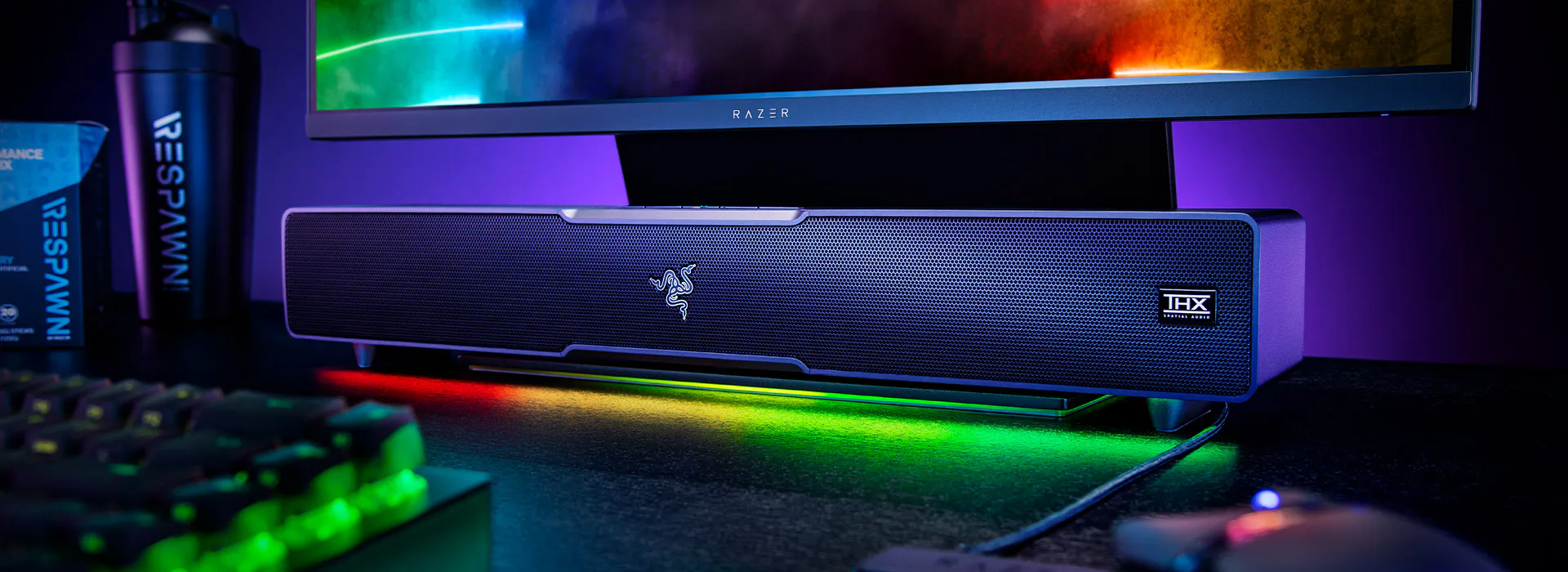 Multi-Driver PC Soundbar and Subwoofer - Razer Leviathan V2