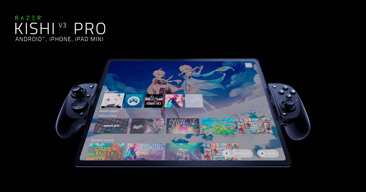 Razer Kishi V3 Pro XL モバイルゲーミングコントローラー | Razer 日本