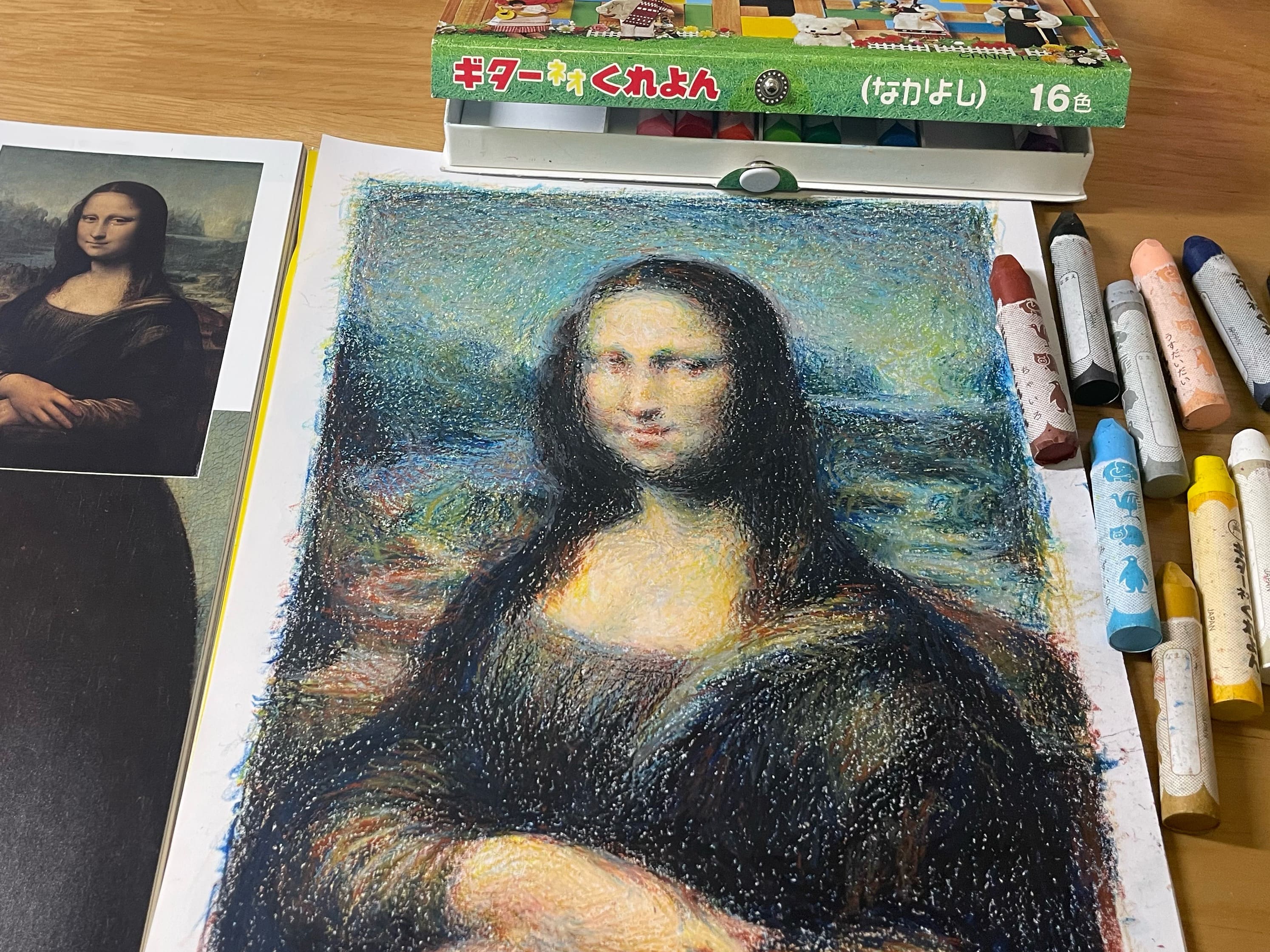 いろいろな画材で模写をする - Asuka Kusunoki