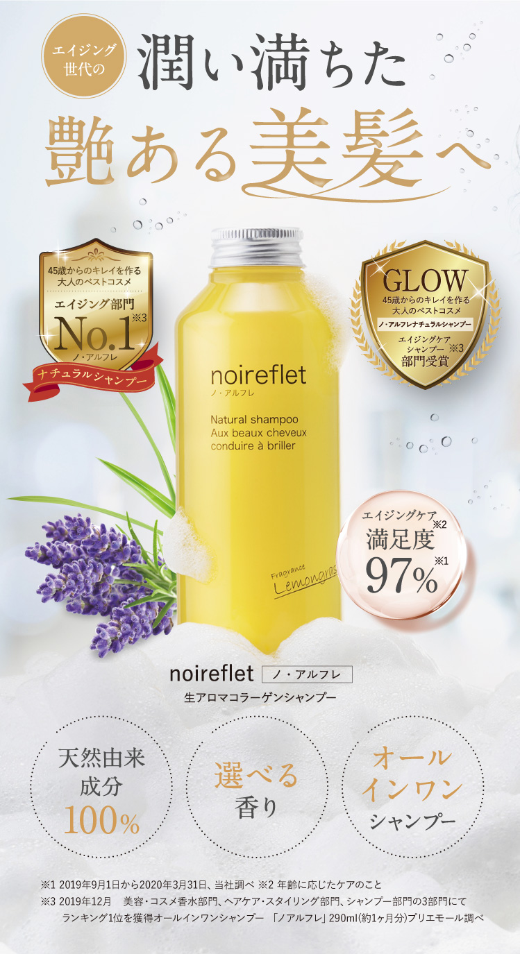 ノ・アルフレ noireflet ナチュラルシャンプーセット noireflet ノ