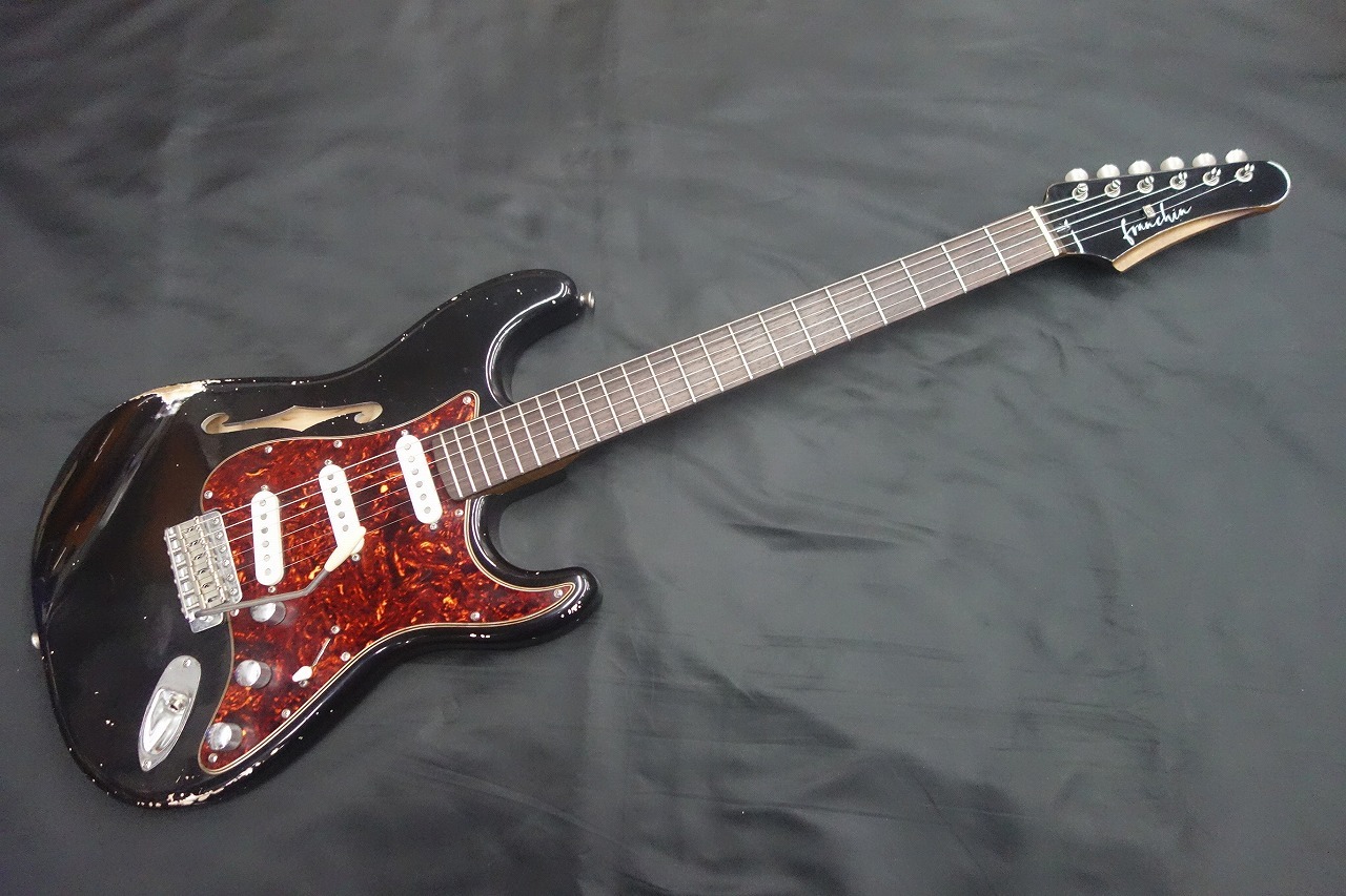 Franchin Guitars Classic Relic Mercury Thinline/BLK | あぽろん