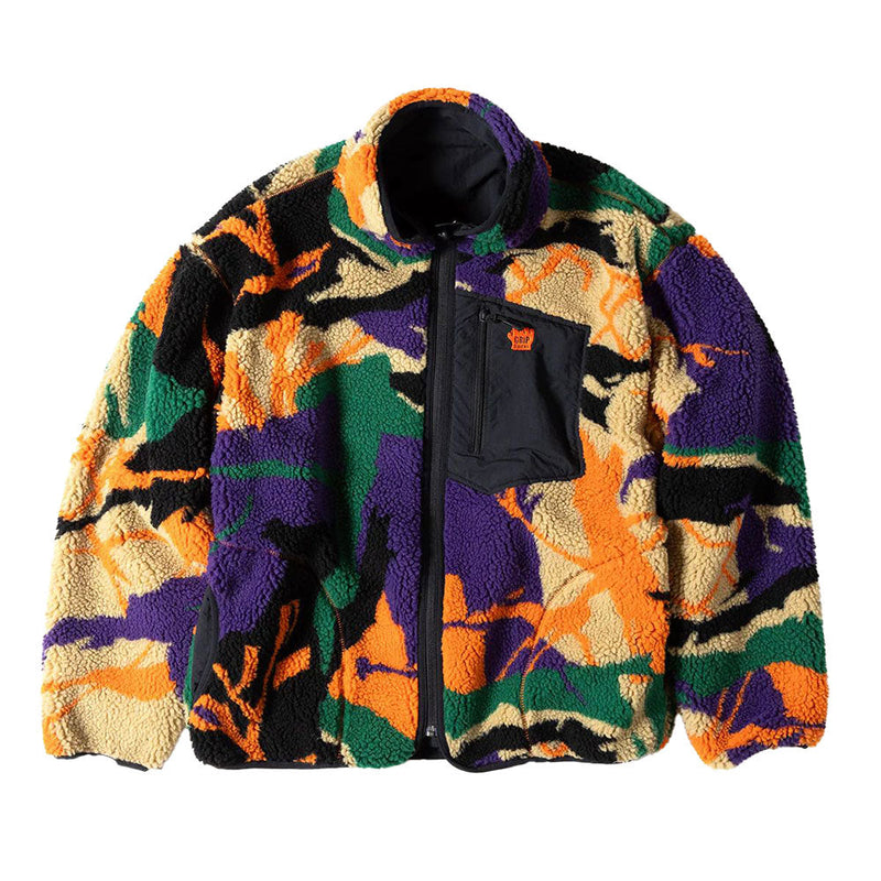 カラフルキャラクター フリースジャケット 160㎝ M リバーシブル