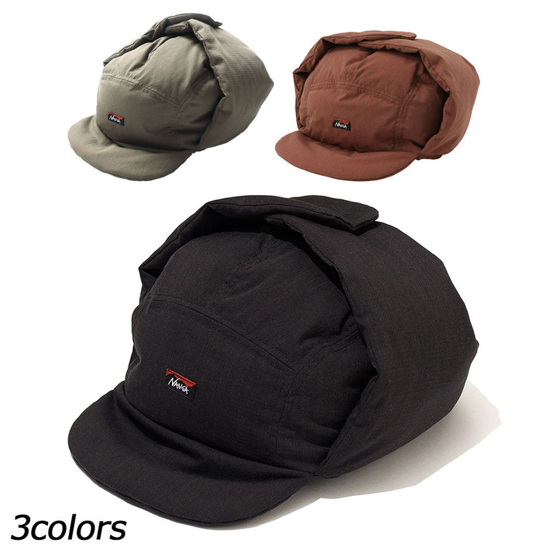 ナンガ ヒノックリップストップ ダウンイヤーフラップキャップ