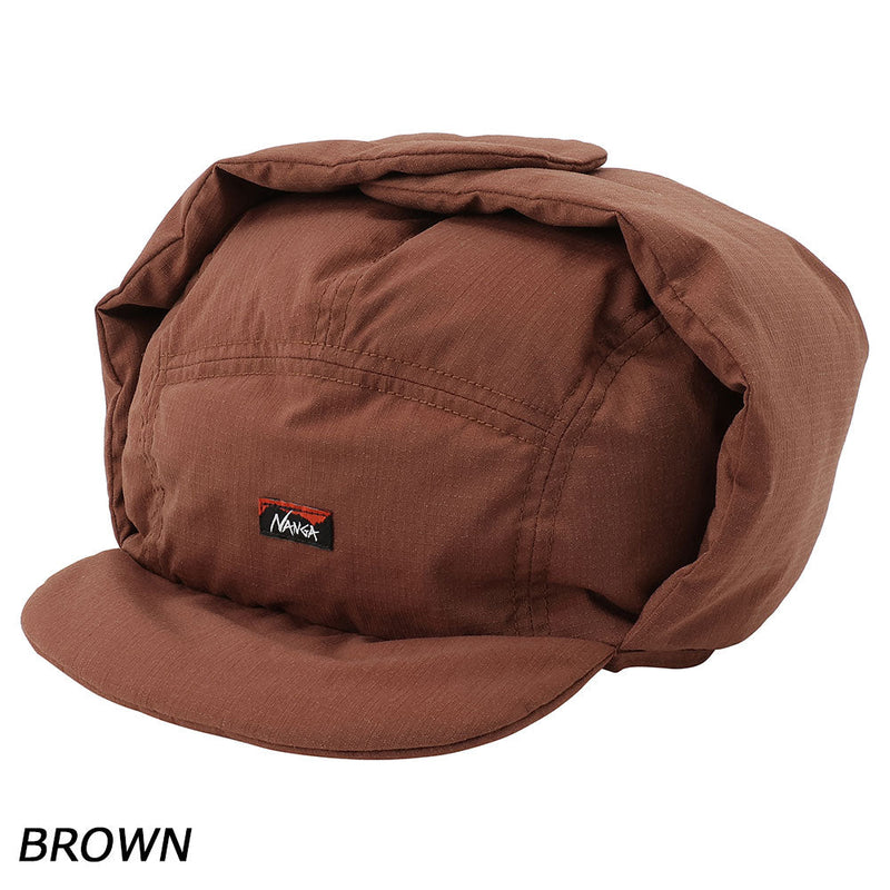 ナンガ ヒノックリップストップ ダウンイヤーフラップキャップ