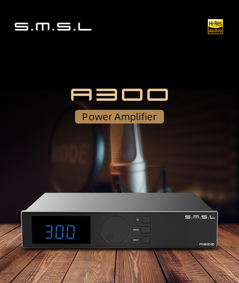 SMSL A300 Power Amplifier (Apos Certified)