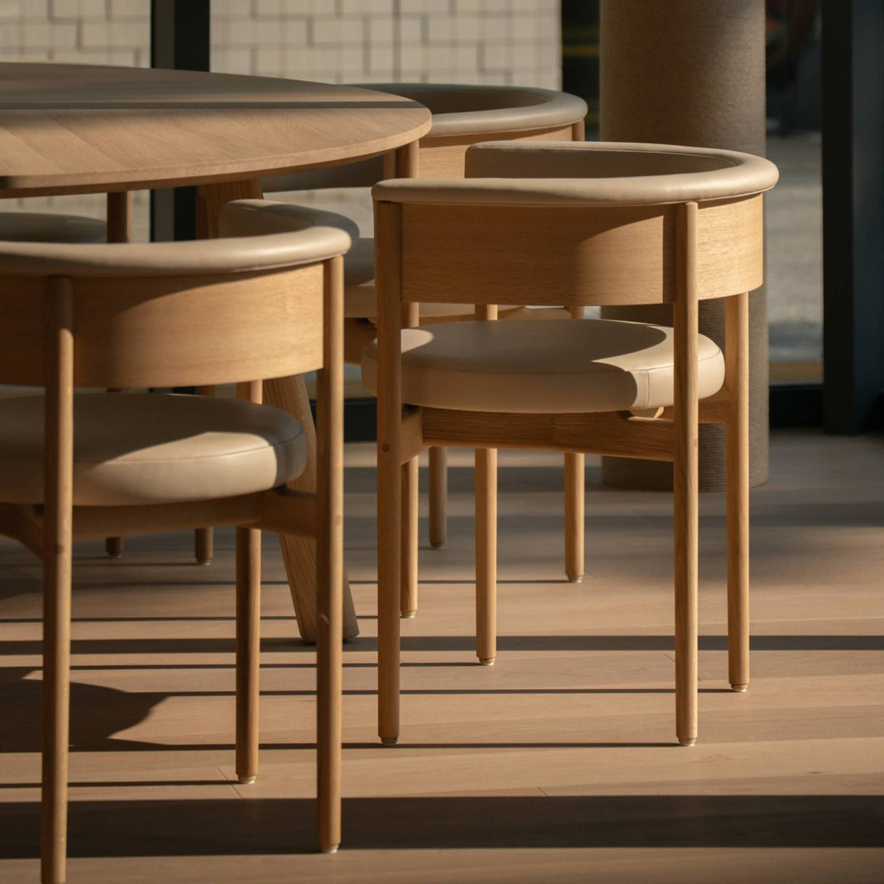 Minatomirai Cafe Side Chair N-SC01: Upholstered | Buy Karimoku