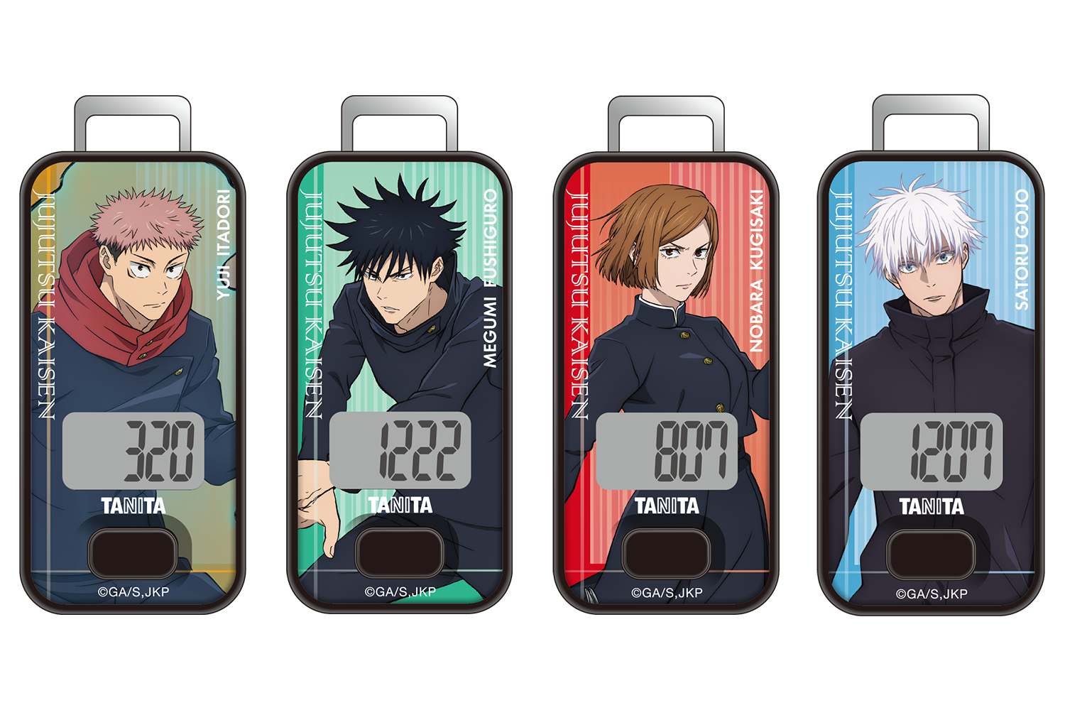 3Dセンサー搭載歩数計 FB-741-JJK 呪術廻戦モデル | タニタオンライン