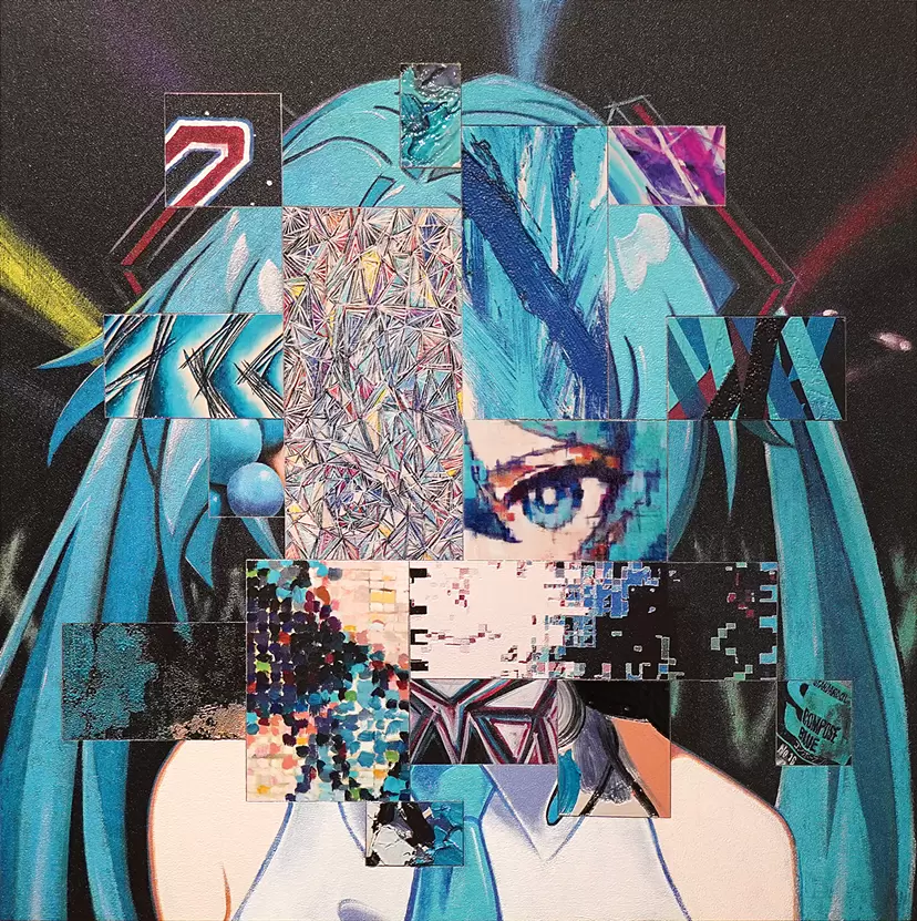 初音ミクⅡ by 星山耕太郎 | 現代アートの販売・通販 | ArtSticker