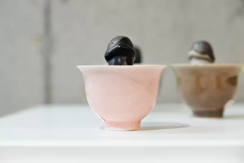 チムチムゴッドミニ盃タレ付き（黄色）_TIMU-ST by 青木良太 | 現代