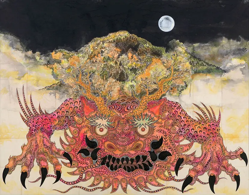 赤山地龍 Akayama Earth Dragon by 金子富之 KANEKO Tomiyuki | 現代