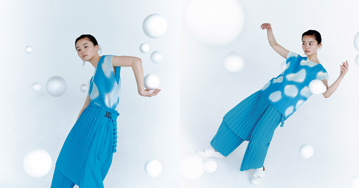 me ISSEY MIYAKE〉のストレッチプリーツ「KUMO」 | 【GINZA】東京発信