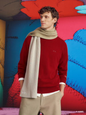 KAWS WINTER Cashmere Sweater | UNIQLO US