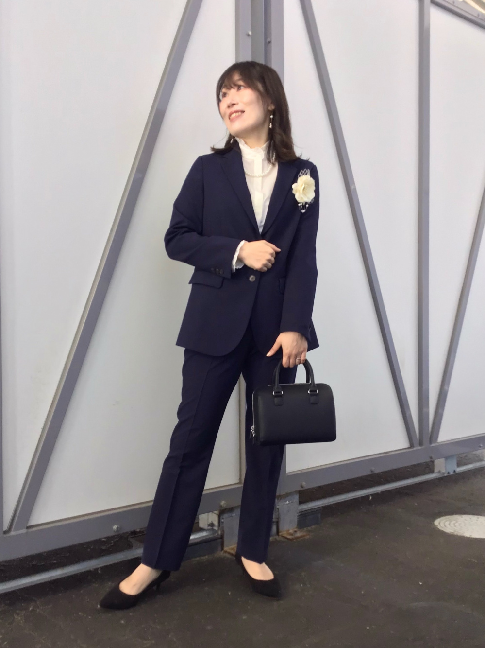 感動ジャケット、感動パンツ/ストレート」の着用コーディネート