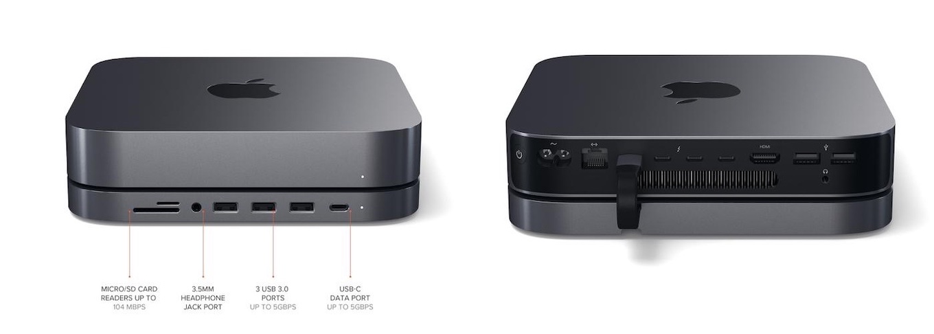 Satechi、USB-A/CポートやSDカードリーダーなどを搭載したMac mini