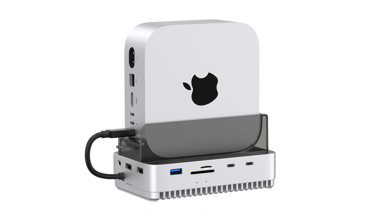 Mac mini (2024)のThunderbolt 4ポートに最大40Gbps接続でNVMe SSDを