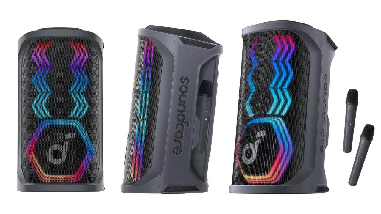 米Anker、2本のワイヤレスマイクや合計200W出力のスピーカー、AIにより