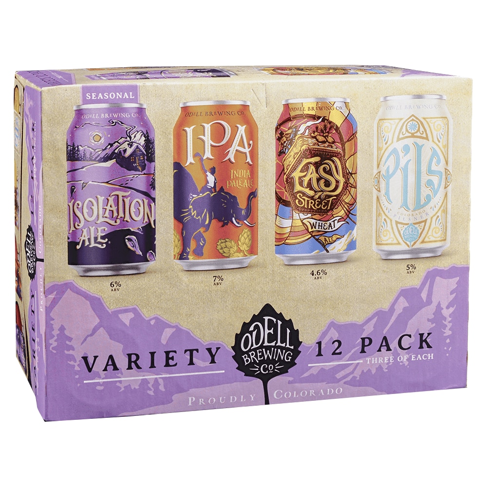 Odell Hoppy Variety #1 12pk 12 oz Cans - Applejack