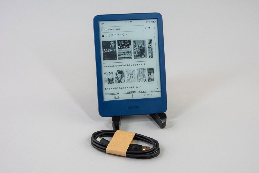 Kindle（16GB）6インチ デニムブルー 広告なし ケース付き Kindle