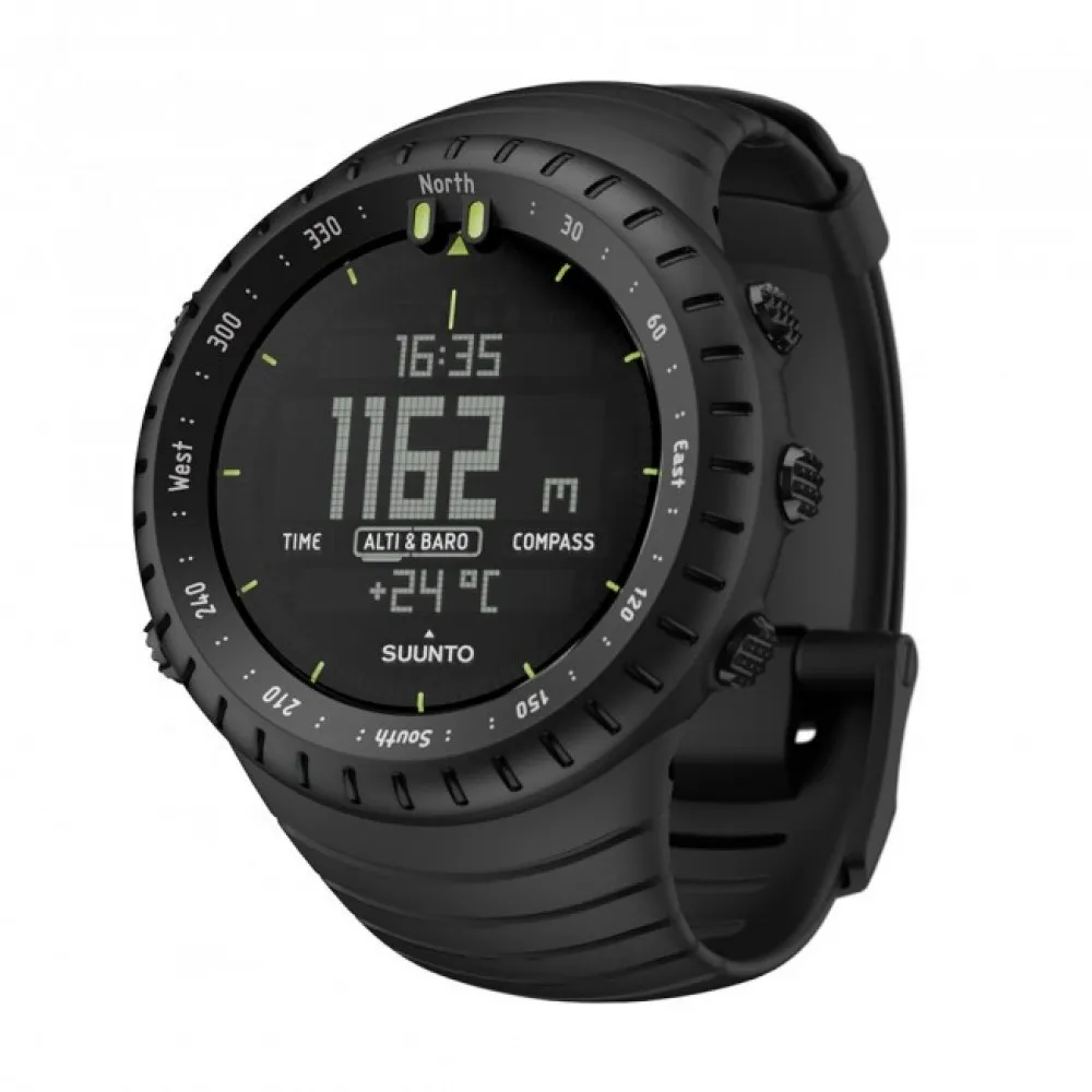 Suunto Core All Black | Reloj Outdoor con Altímetro, Barómetro y