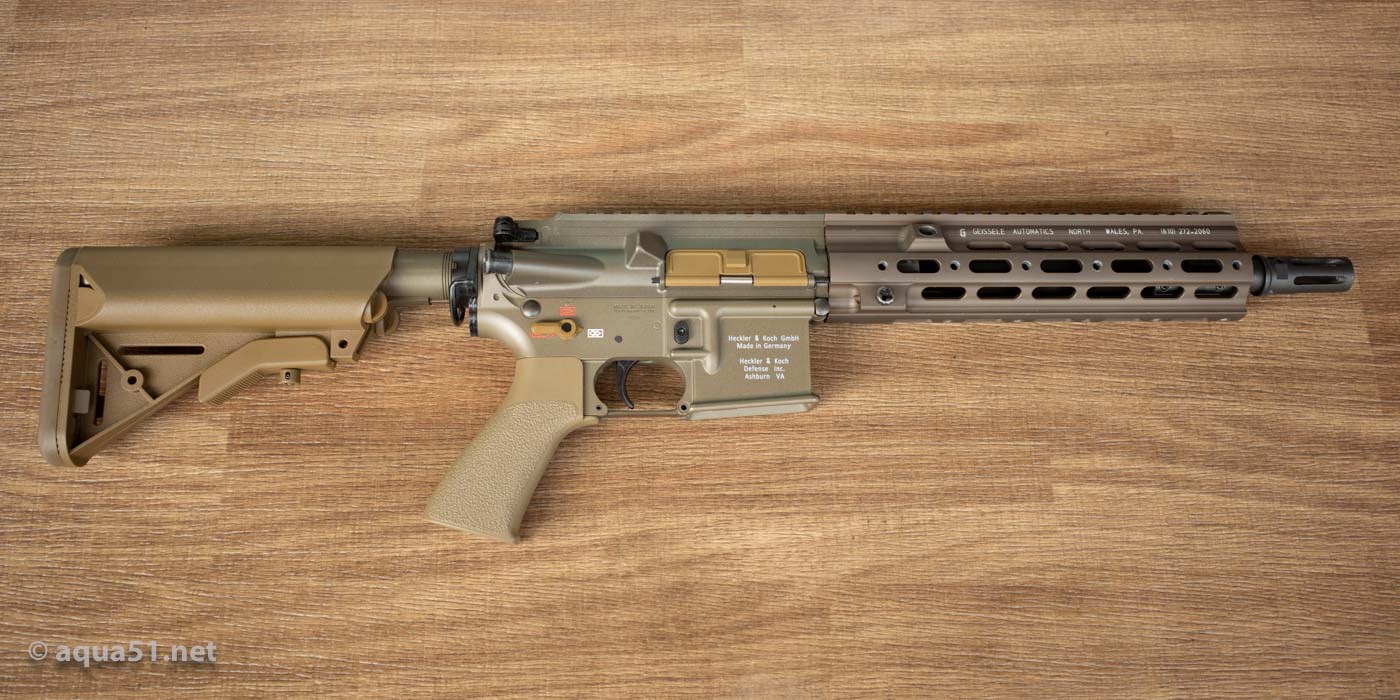 東京マルイ HK416 デルタカスタムハンドガード交換 | aqua5150 gear review