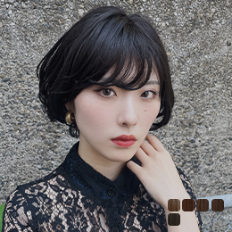 医療用ウィッグ/【モアナチュラルカット】【ネオ昭和】MOMOEボブ[mnp210]