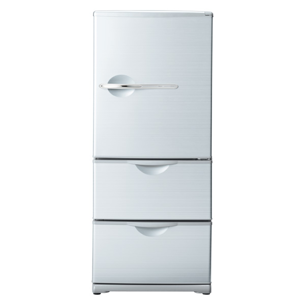 ハンナ 3ドア冷蔵庫AQUA272L シルバー 2019 アクア AQUA 冷蔵庫 3ドア